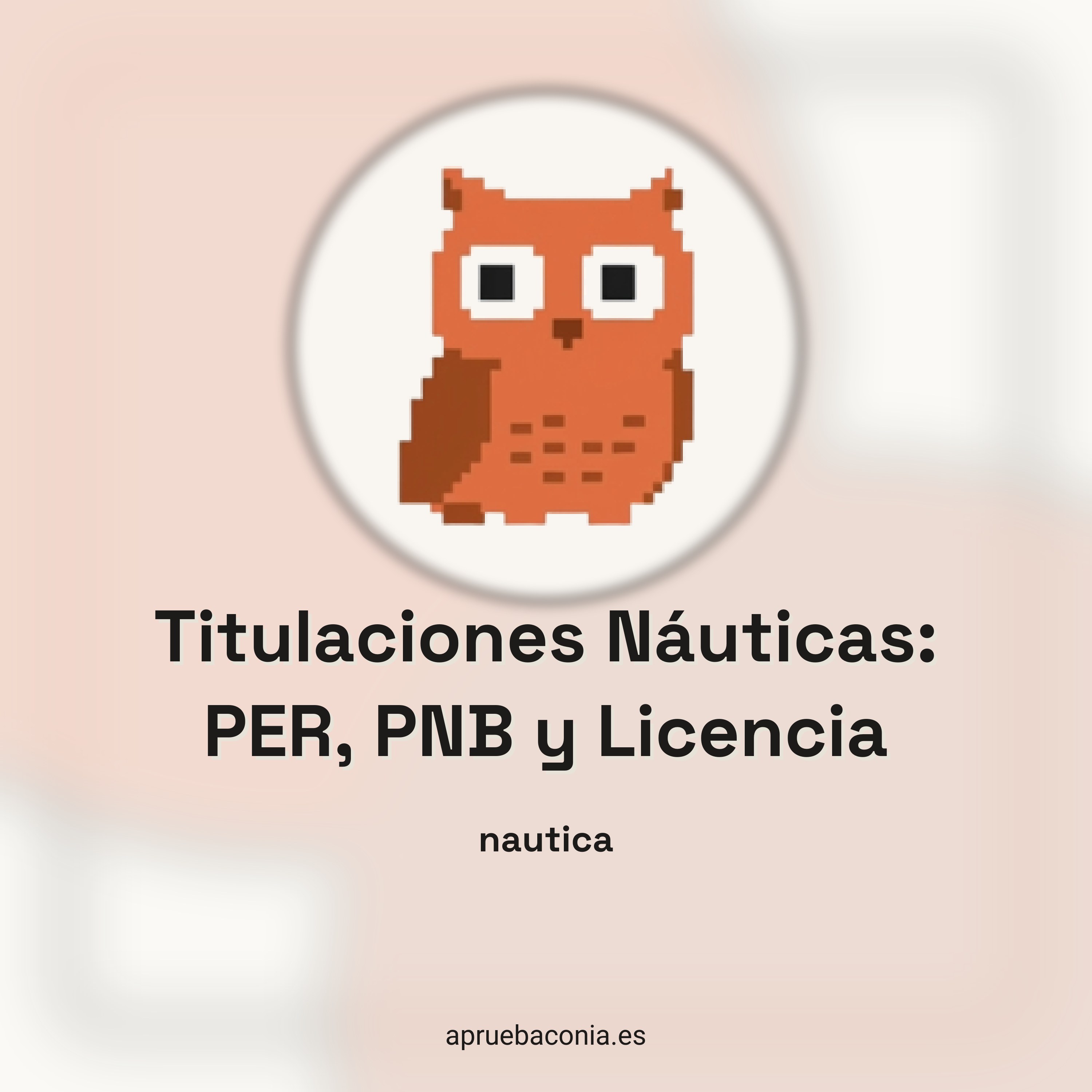 Portada de Náutica de recreo: exámenes de patrón
